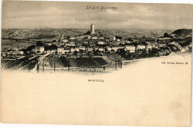 Carte postale ancienne Le Lot Illustre - Montcuq