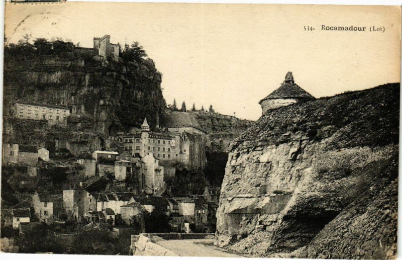 Carte postale ancienne Rocamadour - à Rocamadour