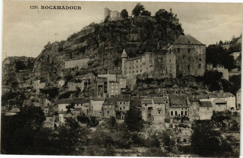 Carte postale ancienne Rocamadour à Rocamadour