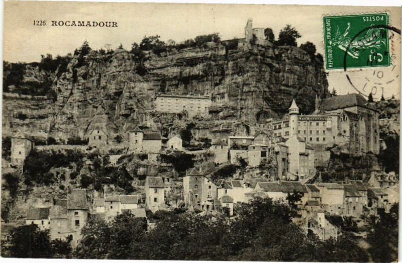 Carte postale ancienne Rocamadour à Rocamadour