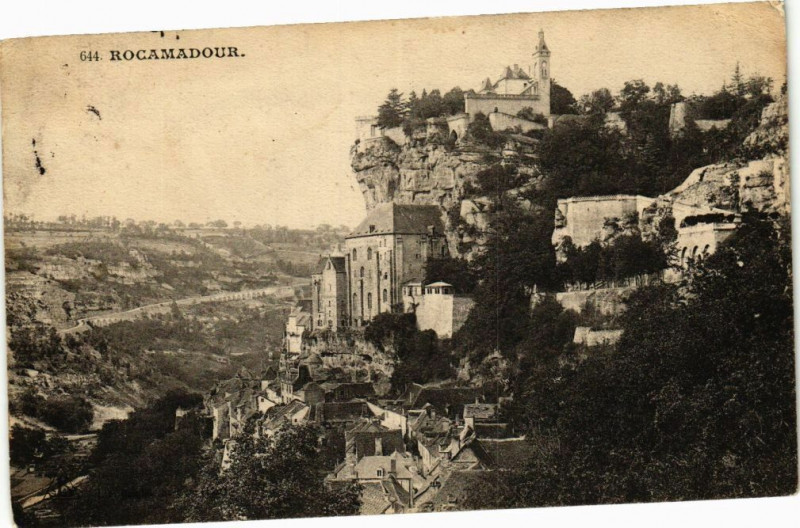 Carte postale ancienne Rocamadour à Rocamadour