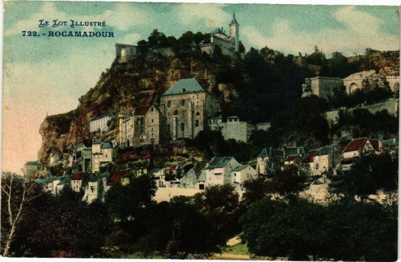 Carte postale ancienne Le Lot Illustre - Rocamadour à Rocamadour