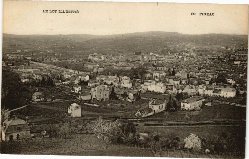Carte postale ancienne Le Lot Illustre - Figeac à Figeac