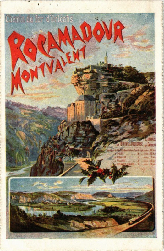 Carte postale ancienne Rocamadour à Rocamadour