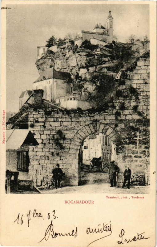 Carte postale ancienne Rocamadour à Rocamadour
