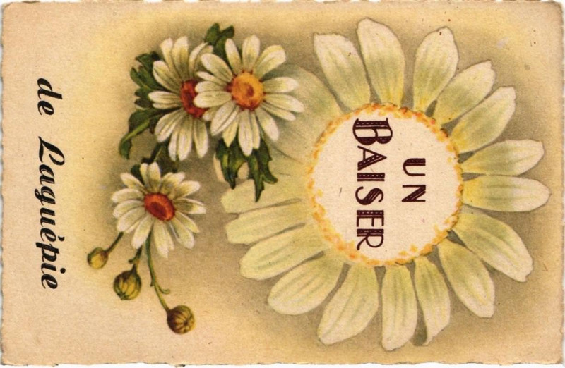 Carte postale ancienne Un Baiser de Laguepie à Laguépie