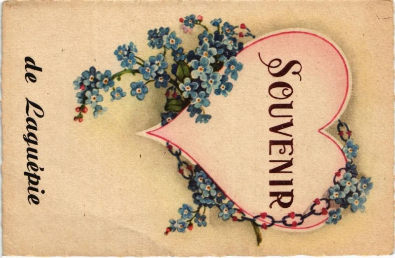 Carte postale ancienne Souvenir de Laguepie à Laguépie