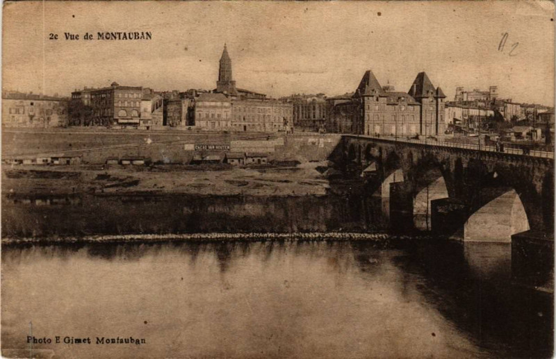 Carte postale ancienne Vue de Montauban à Montauban
