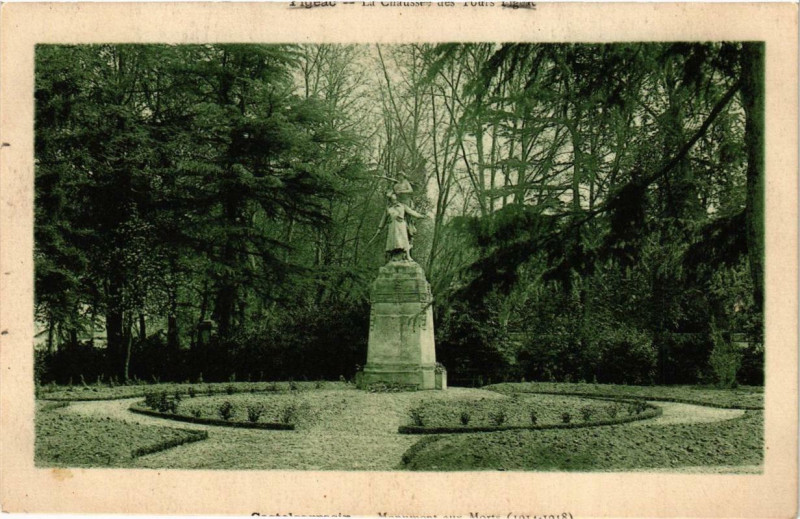 Carte postale ancienne Figeac La Chausée des Tours