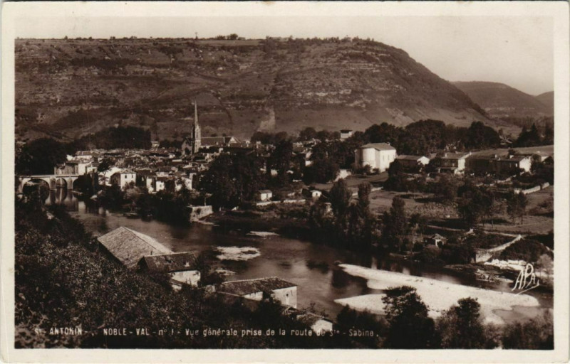 Carte postale ancienne Moissac vue generale France à Moissac