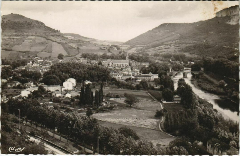 Carte postale ancienne Moissac vue generale France à Moissac