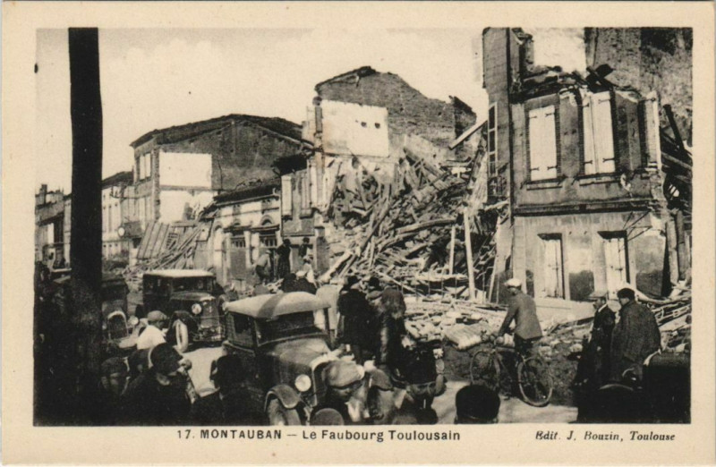 Carte postale ancienne Montauban Le Faubourg Toulousain France à Montauban