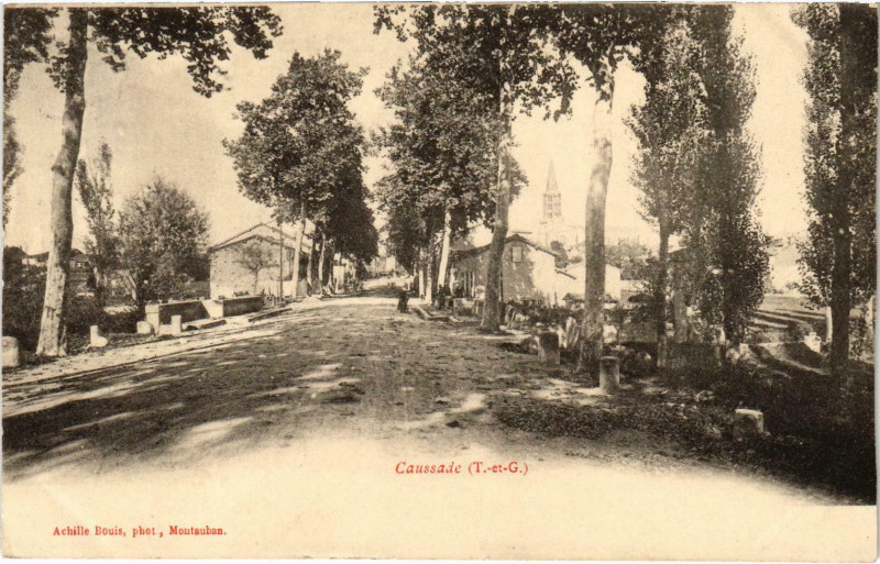 Carte postale ancienne Caussade à Caussade