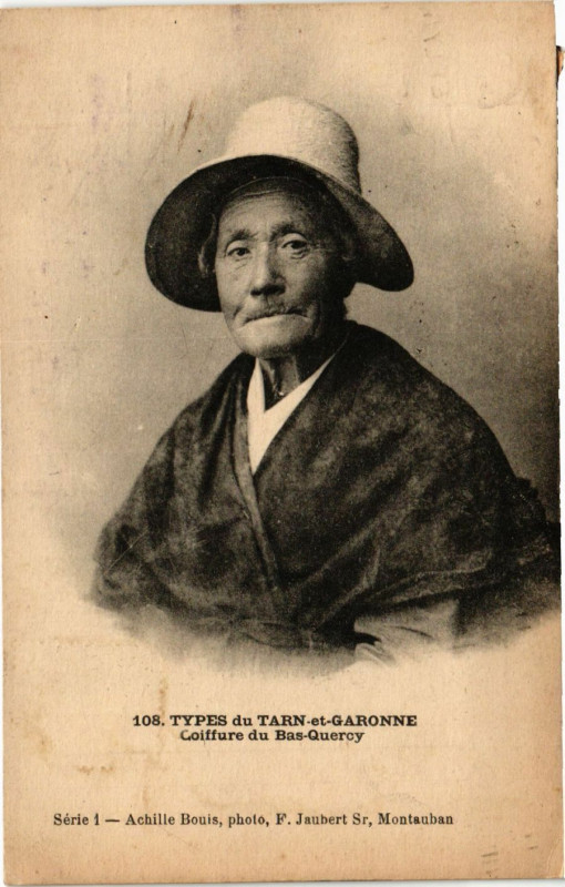 Carte postale ancienne Types du Tarn-et-Garonne - Coiffure du Bas-Quercy