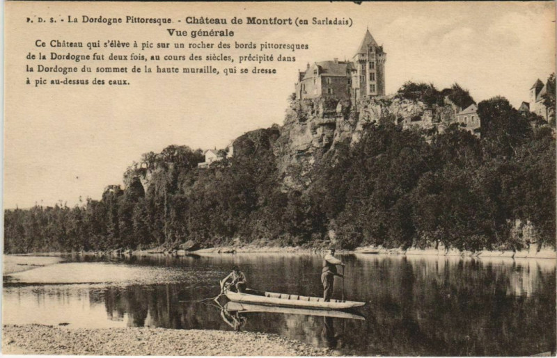 Carte postale ancienne Chateau de Montfort - Vue Generale