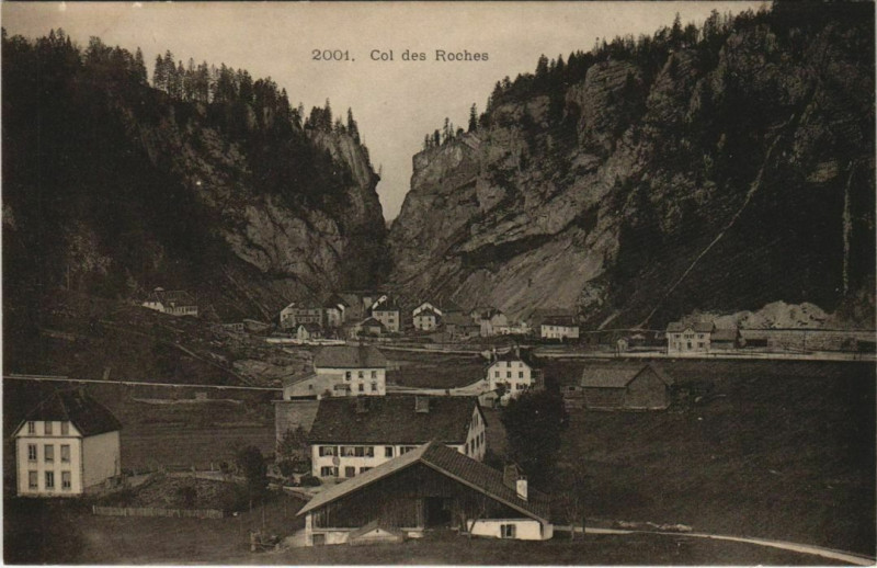 Carte postale ancienne Col des Roches