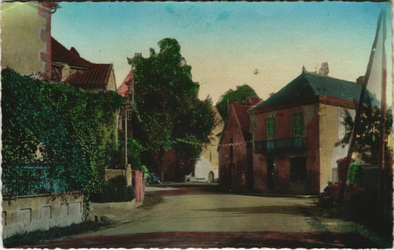 Carte postale ancienne Dordogne - Village Scene
