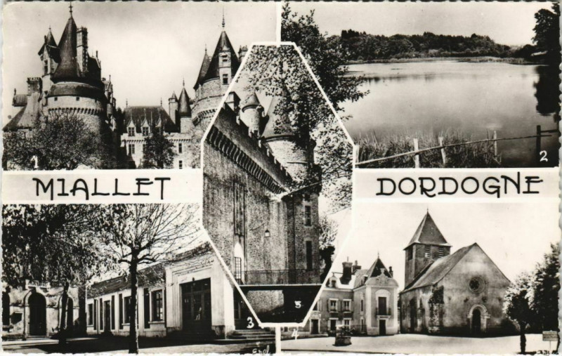 Carte postale ancienne Miallet - Scenes