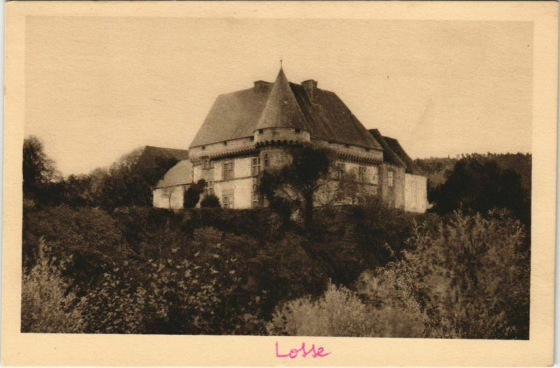Carte postale ancienne Chateau de Losse