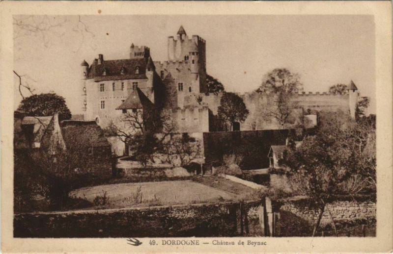 Carte postale ancienne Chateau de Beynac