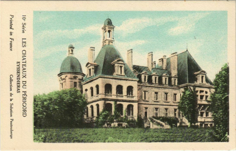 Carte postale ancienne Les Chateaux du Perigord - Eyssendieras