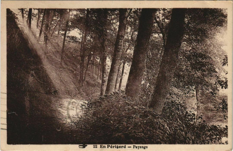 Carte postale ancienne En Perigord - Paysage