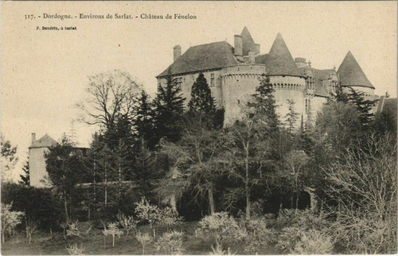 Carte postale ancienne Chateau de Fenelon - Environs de Sarlat