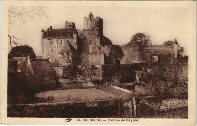 Carte postale ancienne Chateau de Beynac