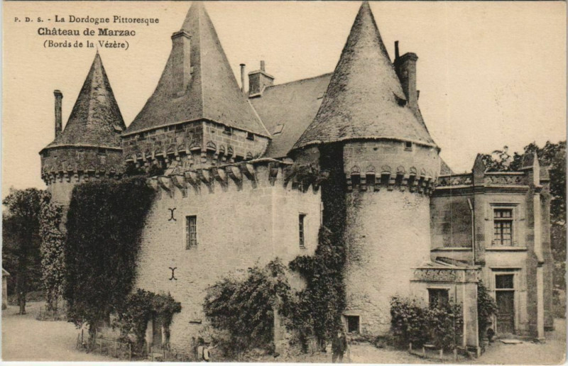 Carte postale ancienne Chateau de Marzac