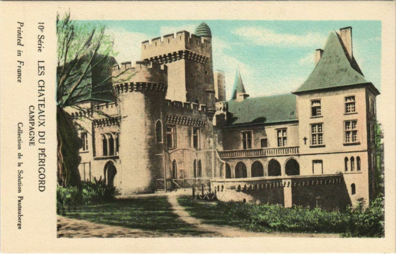 Carte postale ancienne Les Chateaux du Perigord - Campagne à Campagne