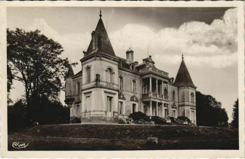 Carte postale ancienne Abjat - Le Chateau