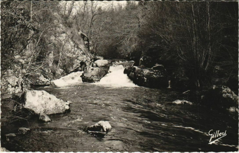 Carte postale ancienne Saint-Pardoux-la-Riviere - Le Saut du Chalard à Saint-Pardoux-la-Rivière