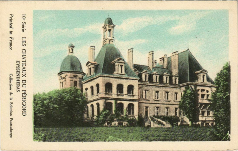 Carte postale ancienne Les Chateaux du Perigord - Eyssendieras
