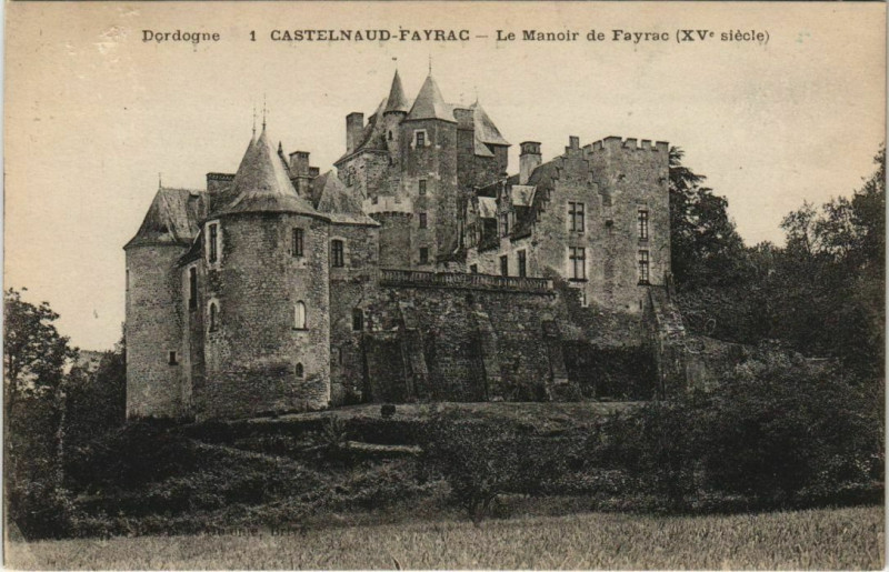 Carte postale ancienne Castelnaud-Fayrac - Le Manoir de Fayrac