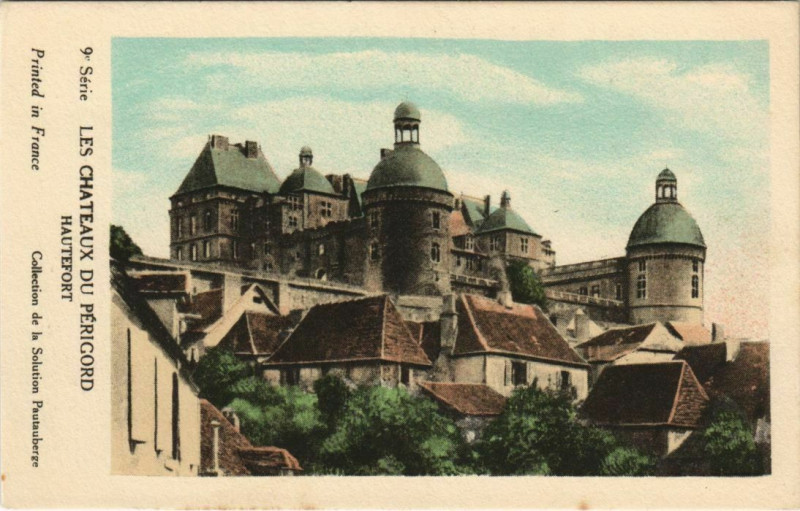 Carte postale ancienne Les Chateaux du Perigord - Hautefort à Hautefort