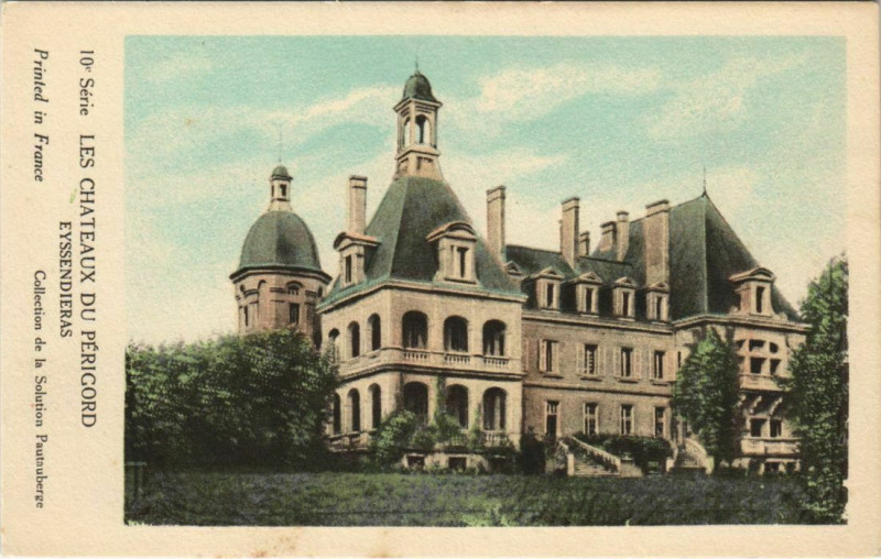 Carte postale ancienne Les Chateaux du Perigord - Eyssendieras