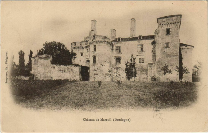 Carte postale ancienne Chateau de Mareuil