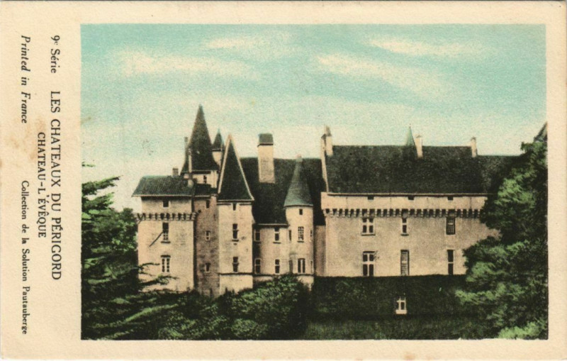 Carte postale ancienne Les Chateaux du Perigord - Chateau-l'Eveqou