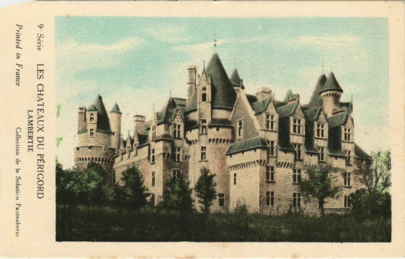 Carte postale ancienne Les Chateaux du Perigord - Lambertie
