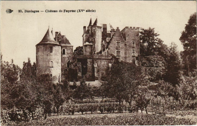 Carte postale ancienne Chateau de Fayrac