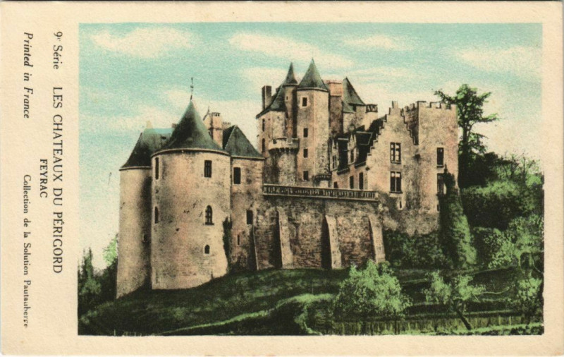 Carte postale ancienne Les Chateaux du Perigord - Feyrac