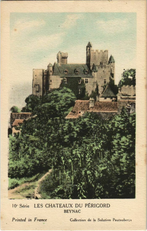Carte postale ancienne Les Chateaux du Perigord - Beynac