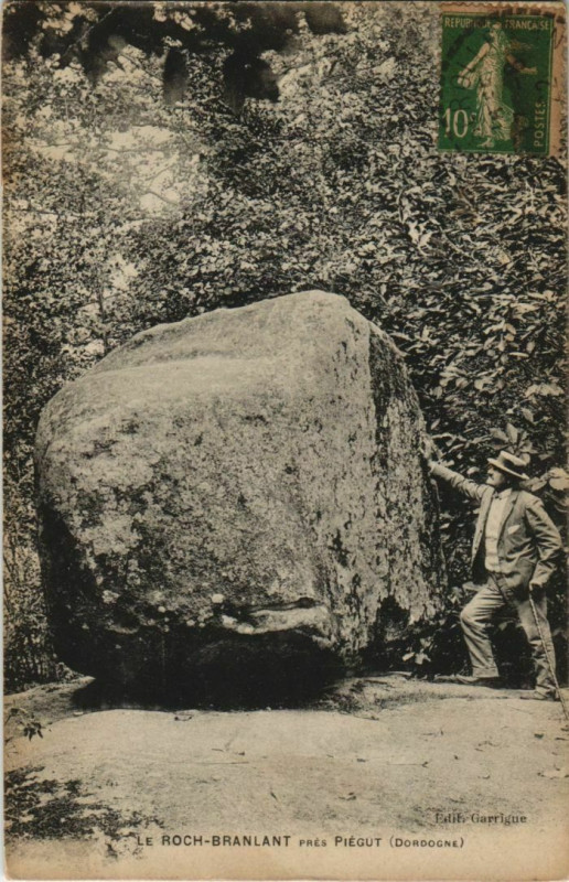 Carte postale ancienne Le Roch-Branlant pres Piegut
