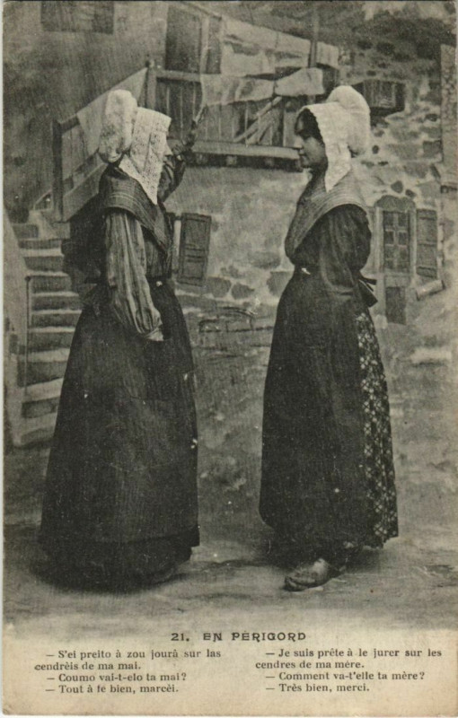 Carte postale ancienne En Perigord - Femmes - Types