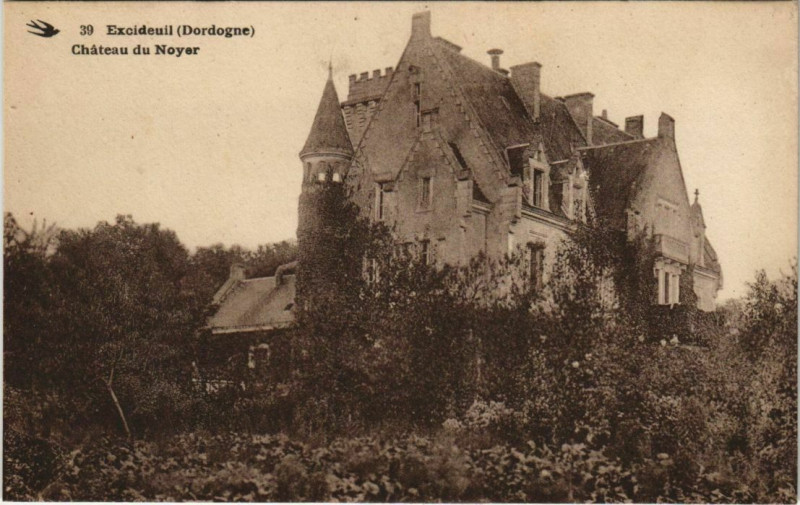 Carte postale ancienne Excideuil- Chateau du Noyer France à Excideuil