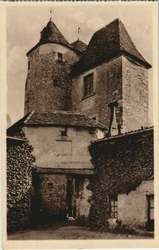 Carte postale ancienne Chateau de Michel Montaigne,La Tour France