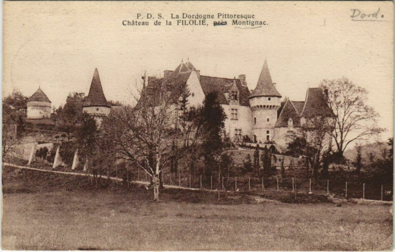 Carte postale ancienne Chateau de la Filolie France