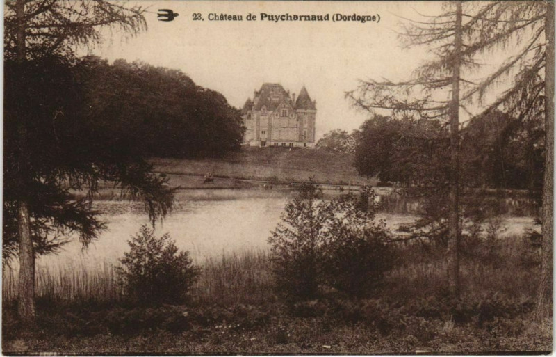 Carte postale ancienne Chateau de Puycharnaud France