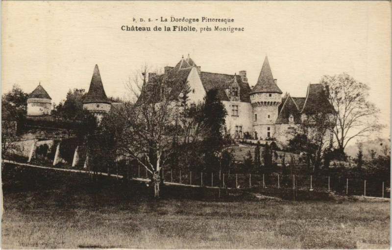 Carte postale ancienne Chateau de la Filolie France