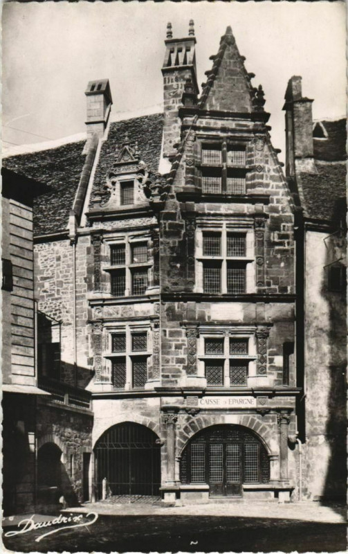 Carte postale ancienne Sarlat- Maison natale d'Etienne de la Boetie France
